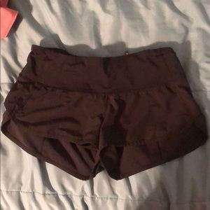 Black lulu lemon shorts